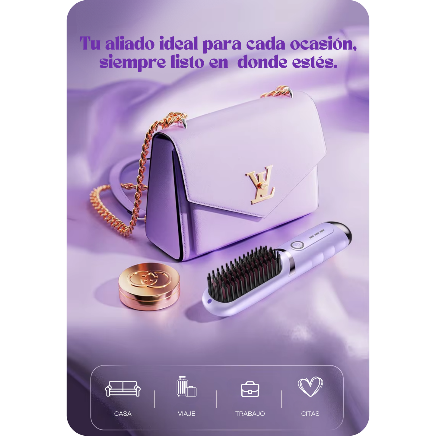 IonPro® Cepillo alisador recargable